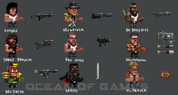 Broforce Features